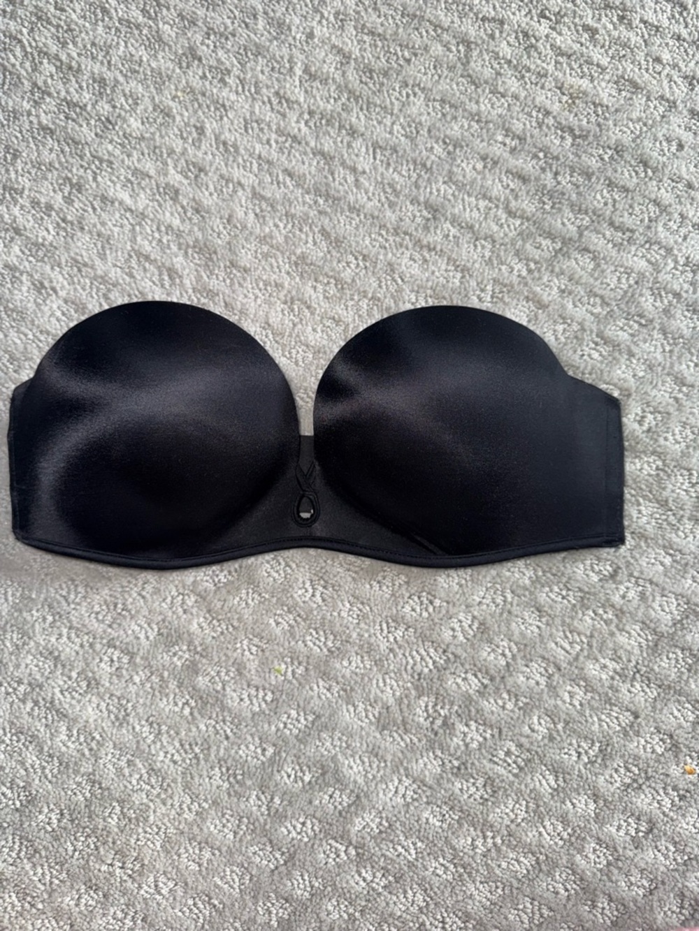 Victoria's Secret Black Strapless Smooth Push-Up Bra